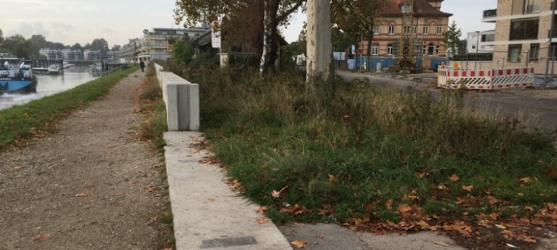 Hafenstraße und Uferpromenade bisher