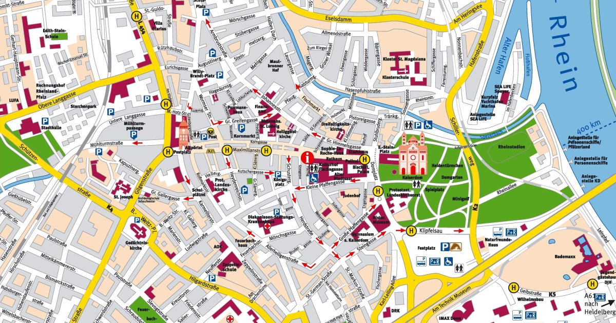 Map of the City | Stadt Speyer Map of the City | Stadt Speyer