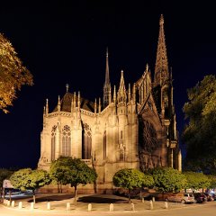 Nachtaufnahme der Gedächtniskirche