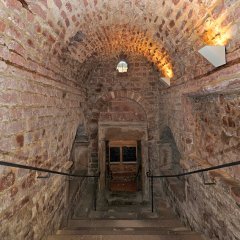 Treppenabgang zum mittelalterlichen Ritualbad (Mikwe)
