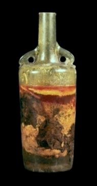 Roman wine bottle from the Historical Museum of the Palatinate
