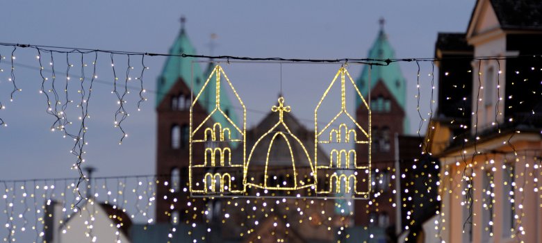 Weihnachtsbeleuchtung Innenstadt Speyer
