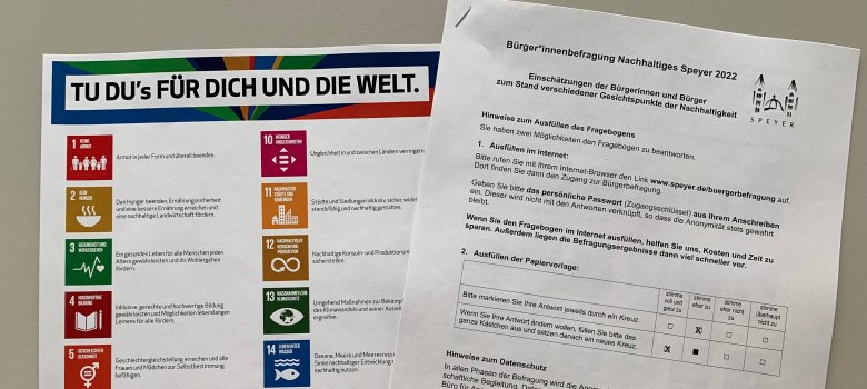 Nachhaltigkeitsziele und Fragebogen Nachhaltigkeitsziele und Fragebogen