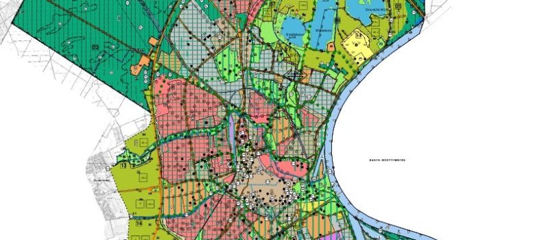 Karte der Speyerer Landschaftsplanung 2020