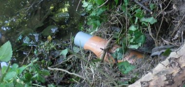 Regenwassereinleitung in den Nonnenbach