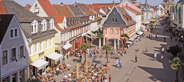 View from Old City Gate onto Maximilian street